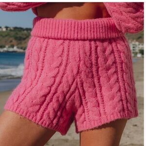 Daily Drills brand new Cable Knit sweater shorts